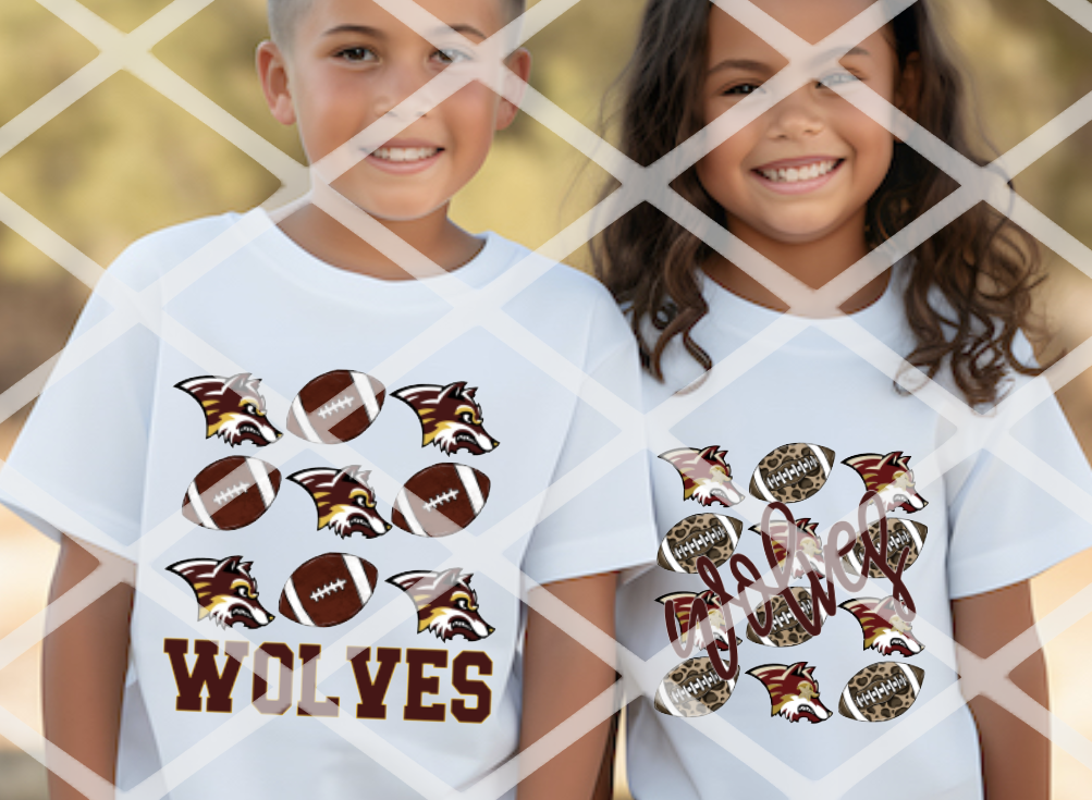 Football & Cheer Mom Jersey - Personalized Spiritwear