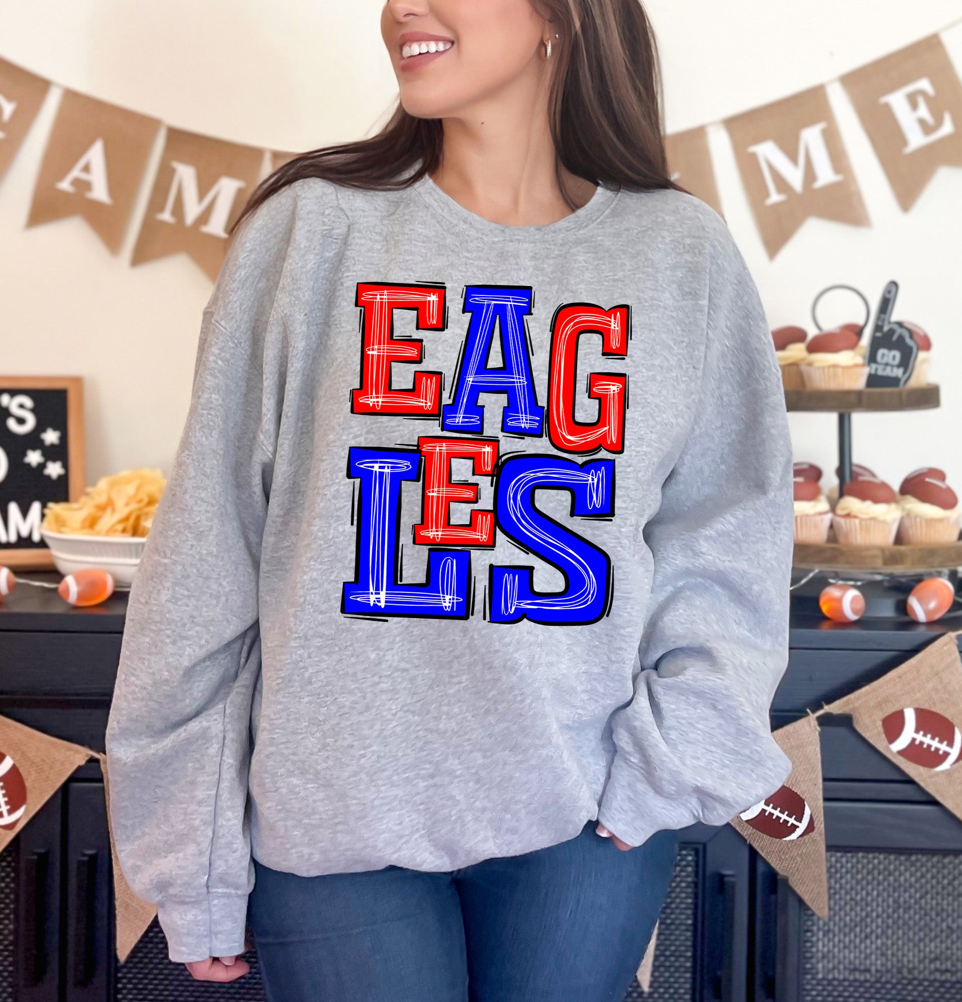 Eagles School Spirit Sublimation or DTF Transfer