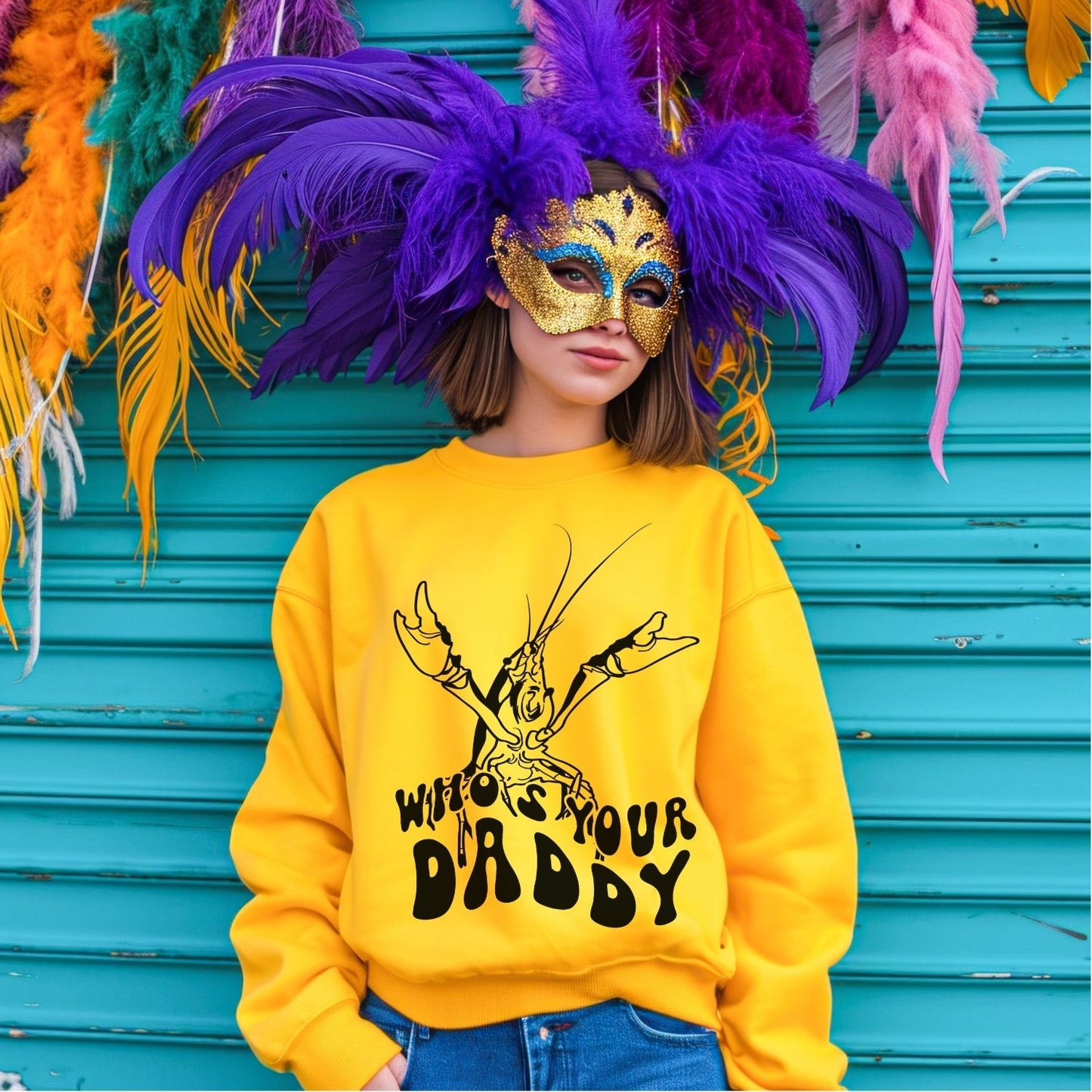 Who's your daddy Mardi Gras Sublimation or DTF Transfers