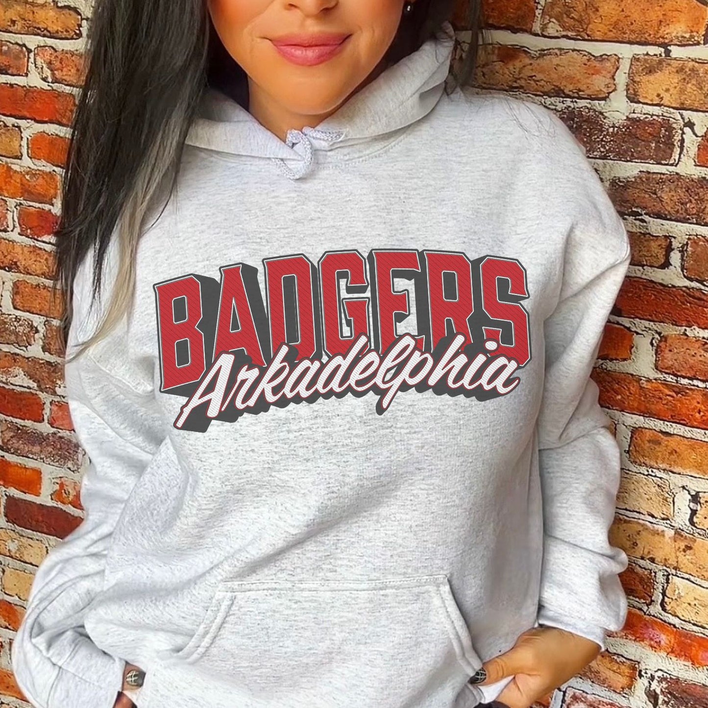 Badgers School Spirit Sublimation or DTF Transfer