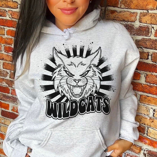 Wildcat School Spirit Sublimation or DTF Transfer