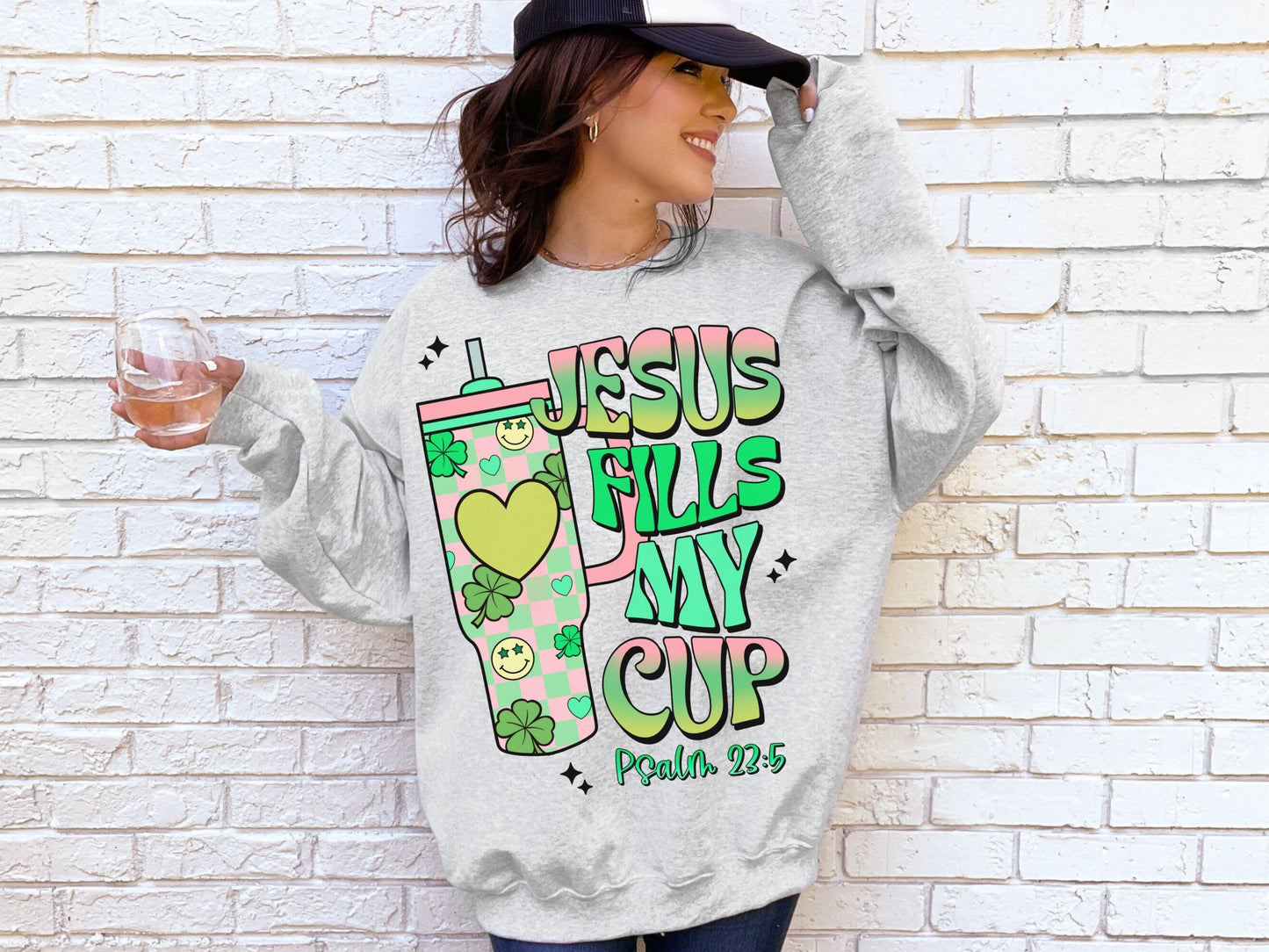 Jesus Fills My Cup DTF or Sublimation Transfer