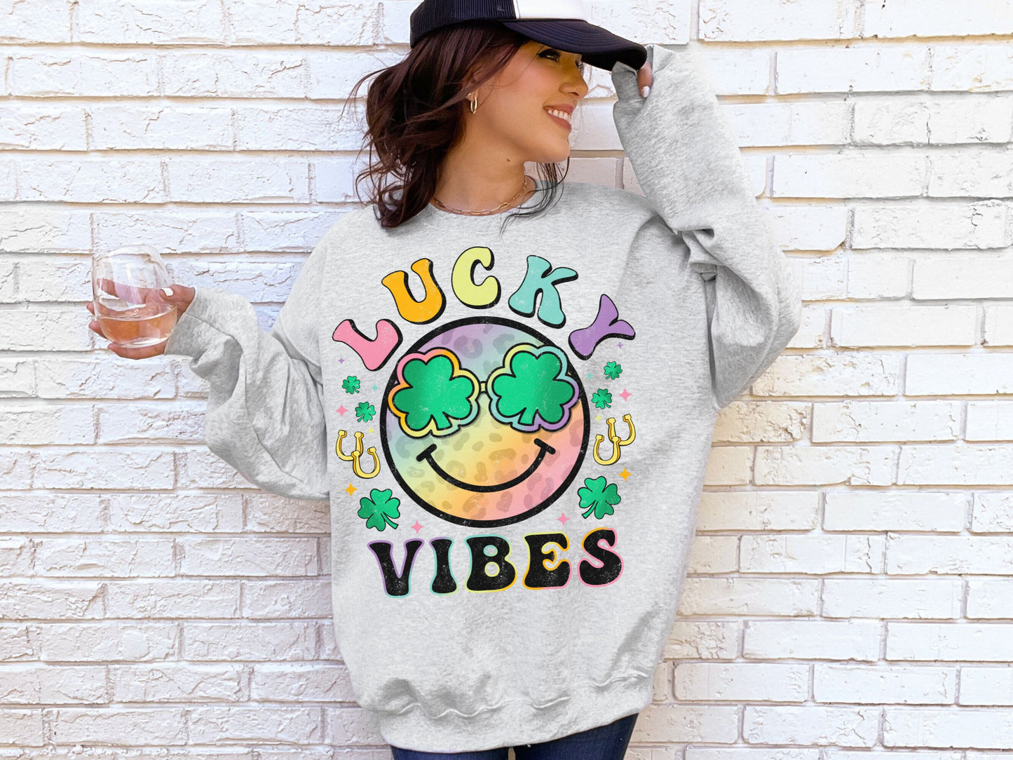 Lucky Vibes DTF or Sublimation Transfer