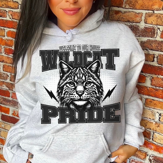 Wildcat Pride School Spirit Sublimation or DTF Transfer