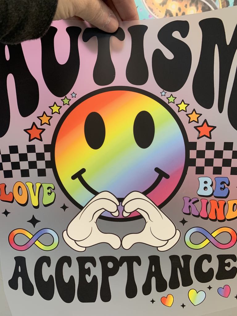 Autism Awareness, Ready to Press Transfer