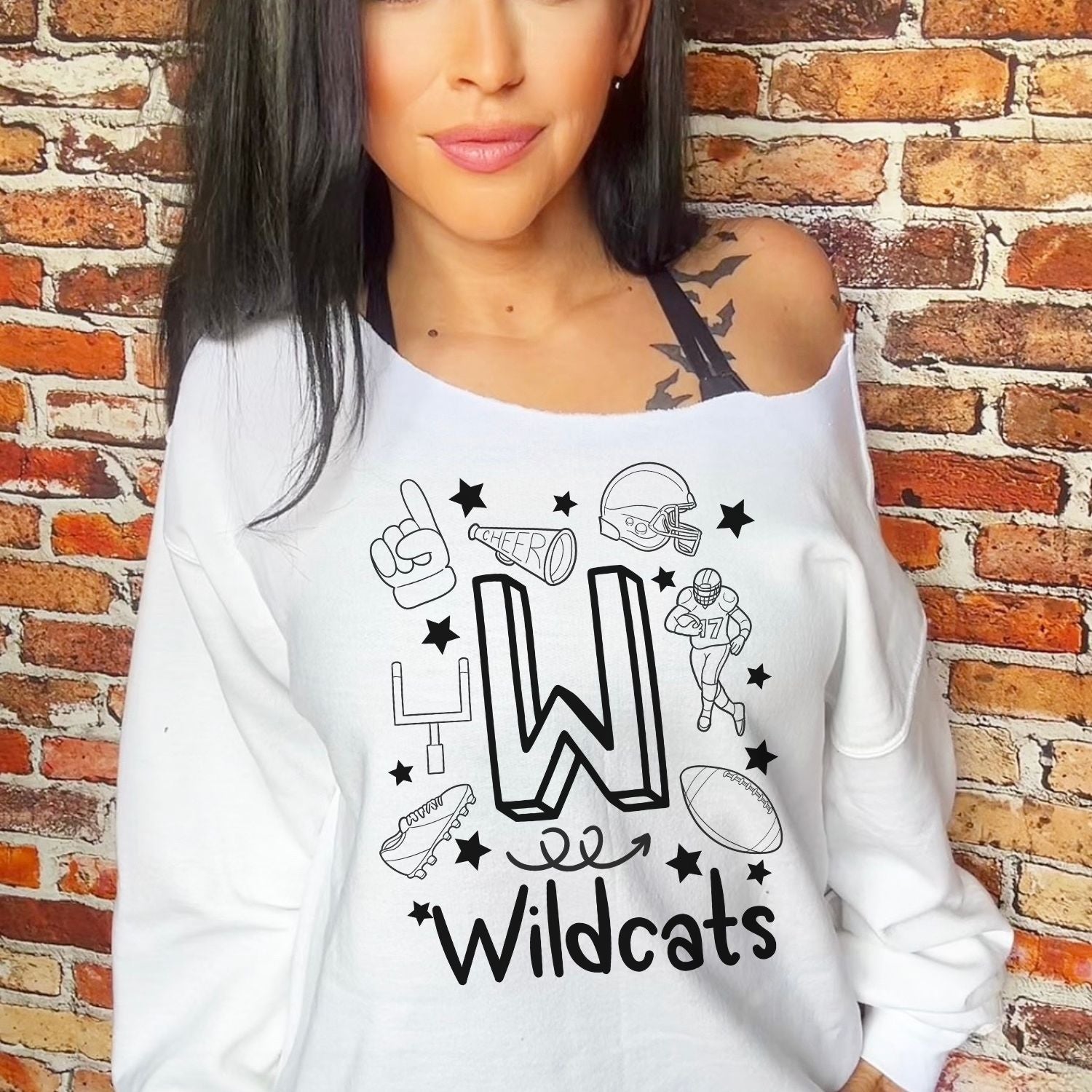 Wildcat School Spirit Sublimation or DTF Transfer