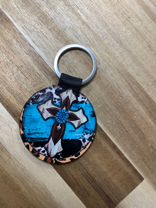 Blank Sublimation Round Keychain