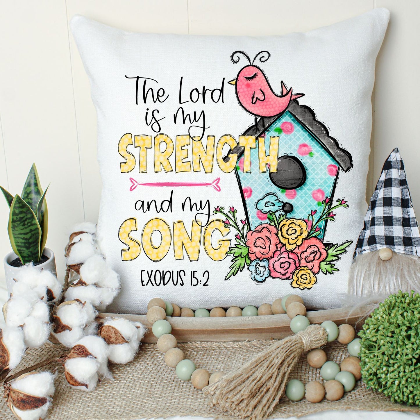 The Lord is my Strength Sublimation or DTF Transfers