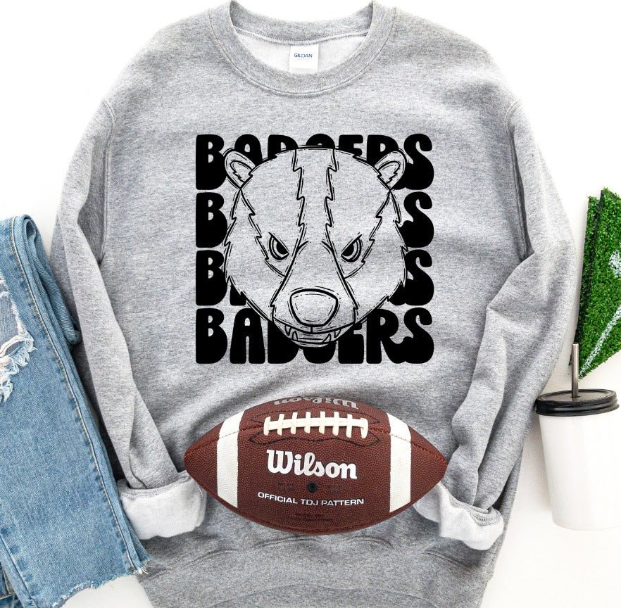 Badgers Sublimation or DTF Transfers