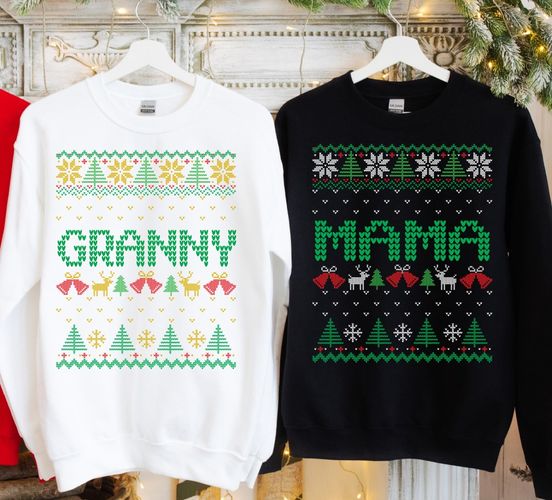 Ugly Sweater Any Name Sublimation or DTF Transfer