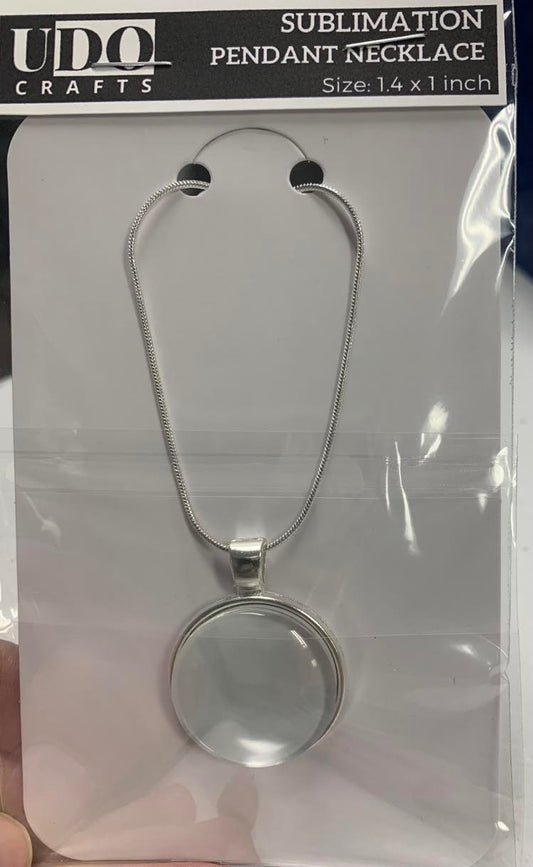 Sublimation Pendant, Round Glass Dome