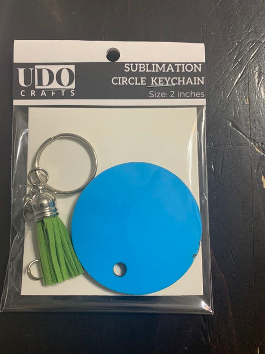 Blank Sublimation Round Keychain