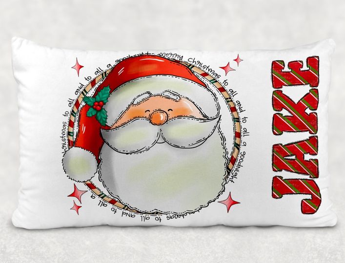 Santa Sublimation or DTF Transfer