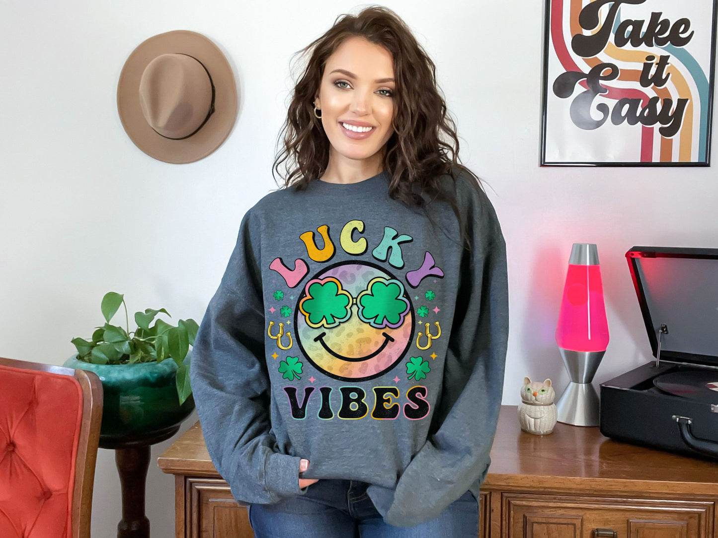 Lucky Vibes DTF or Sublimation Transfer