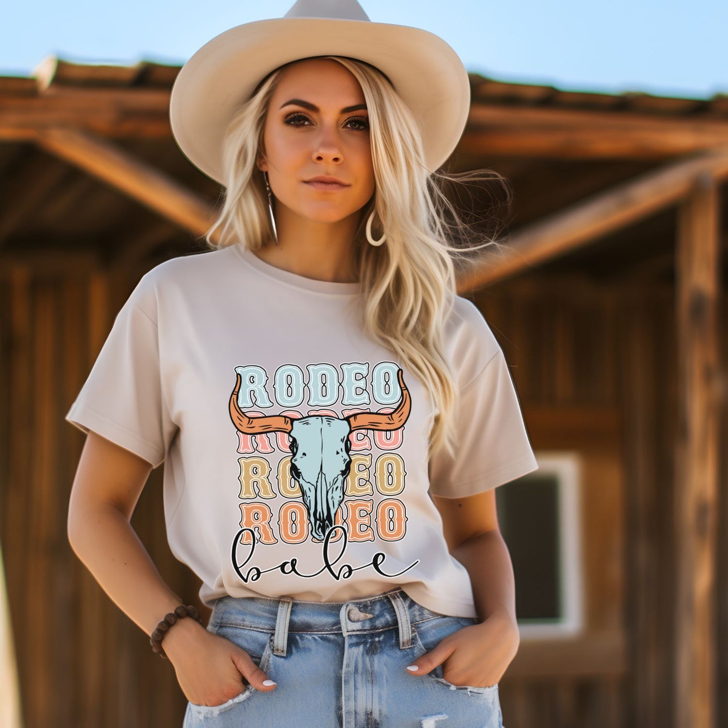 Rodeo Babe Sublimation or DTF Transfers