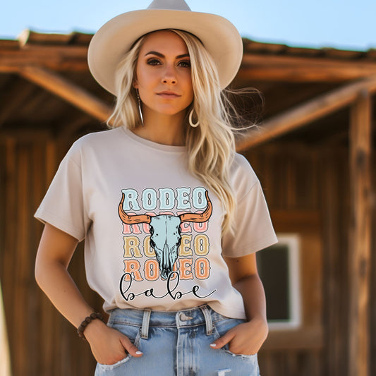 Rodeo Babe Sublimation or DTF Transfers