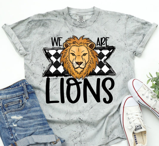 Lions School Spirit Sublimation or DTF Transfer