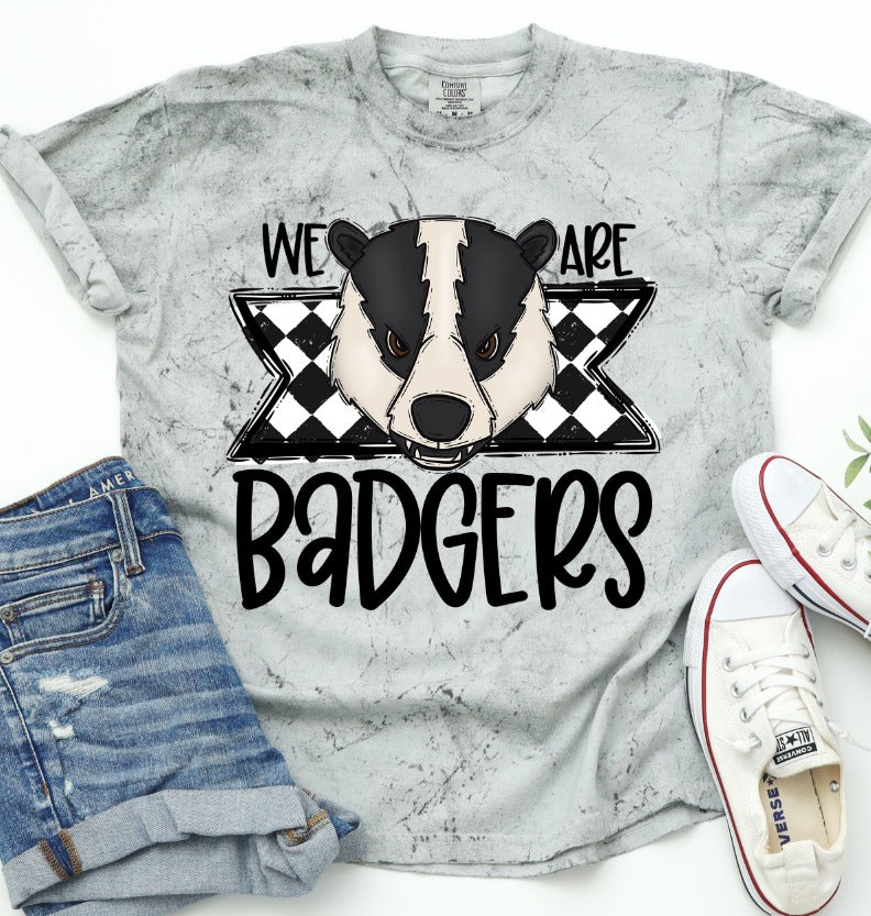 Badgers School Spirit Sublimation or DTF Transfer