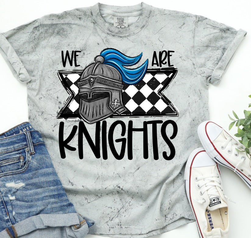 We Are Knights School Spirit Sublimation or DTF Transfer