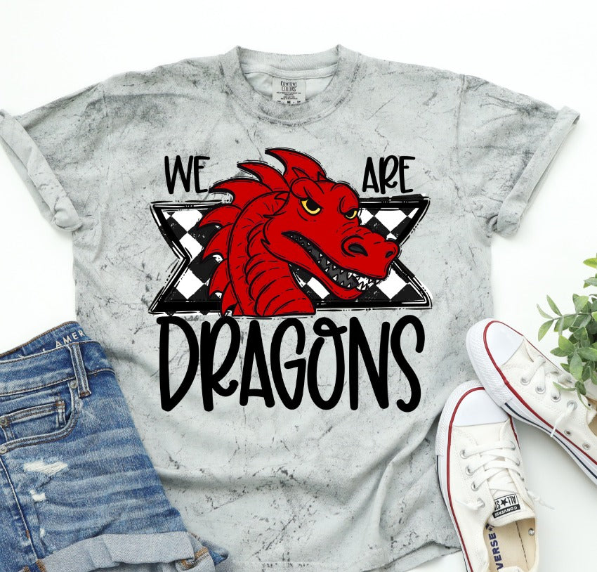 We Are Dragons School Spirit Sublimation or DTF Transfer