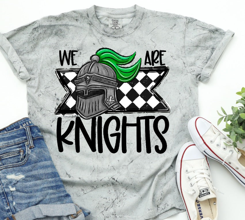 We Are Knights School Spirit Sublimation or DTF Transfer