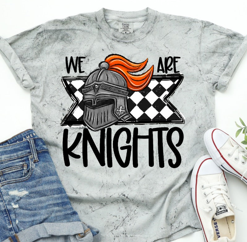 We Are Knights School Spirit Sublimation or DTF Transfer