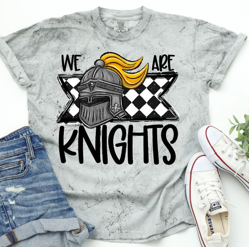 We Are Knights School Spirit Sublimation or DTF Transfer