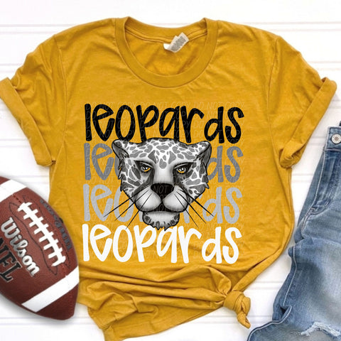 Leopards Sublimation or DTF Transfers