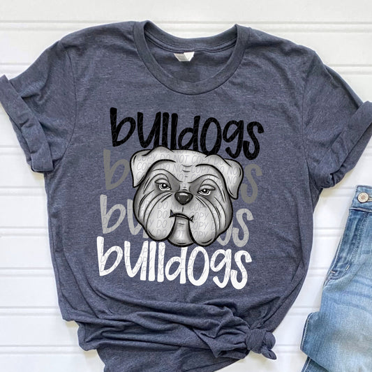 Bulldogs Sublimation or DTF Transfers