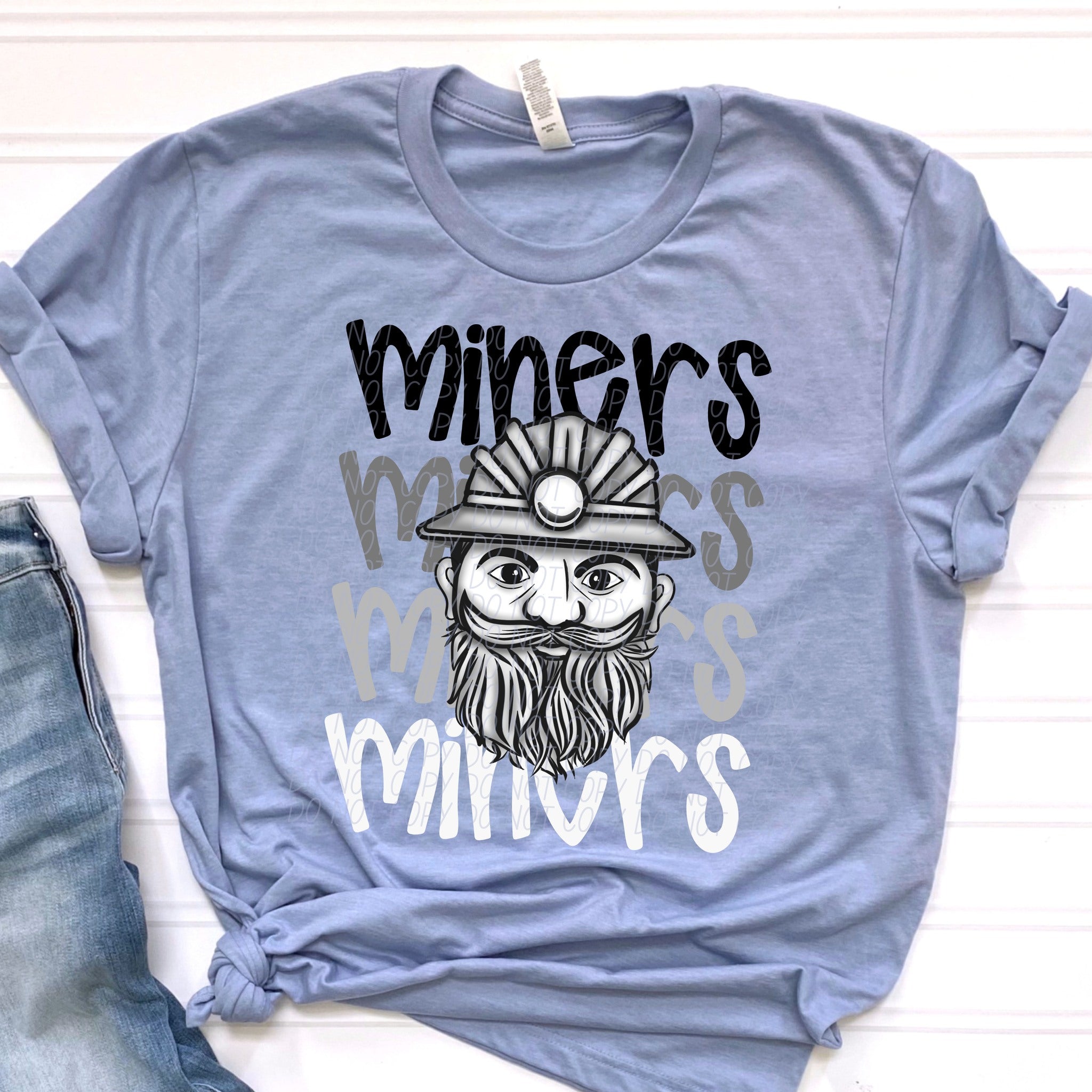 Miners Sublimation or DTF Transfers