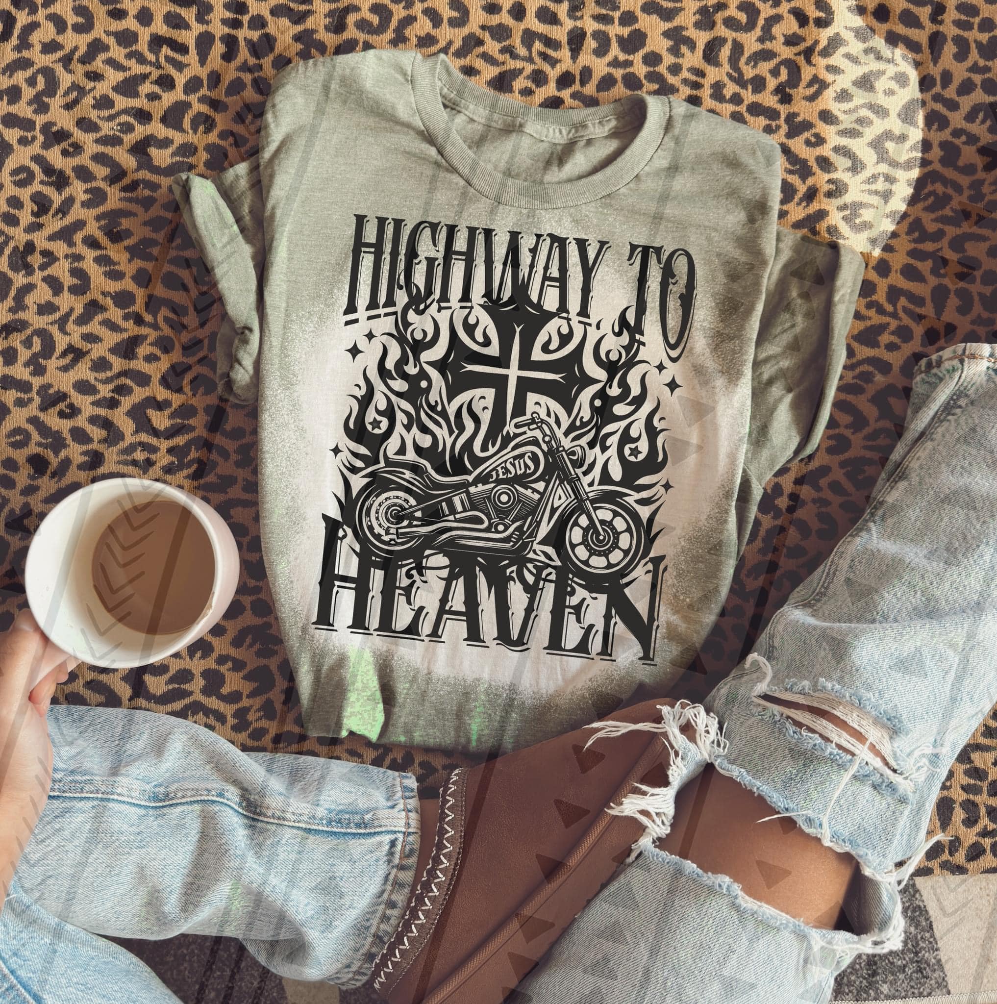 Highway to Heaven Sublimation or DTF Transfers