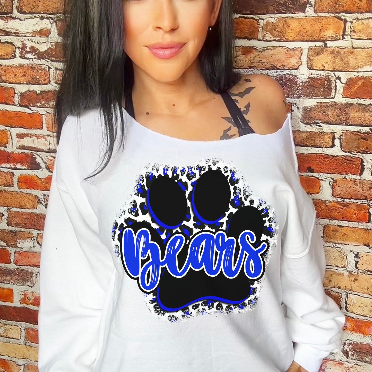 Bears Paw Print Sublimation or DTF Transfers