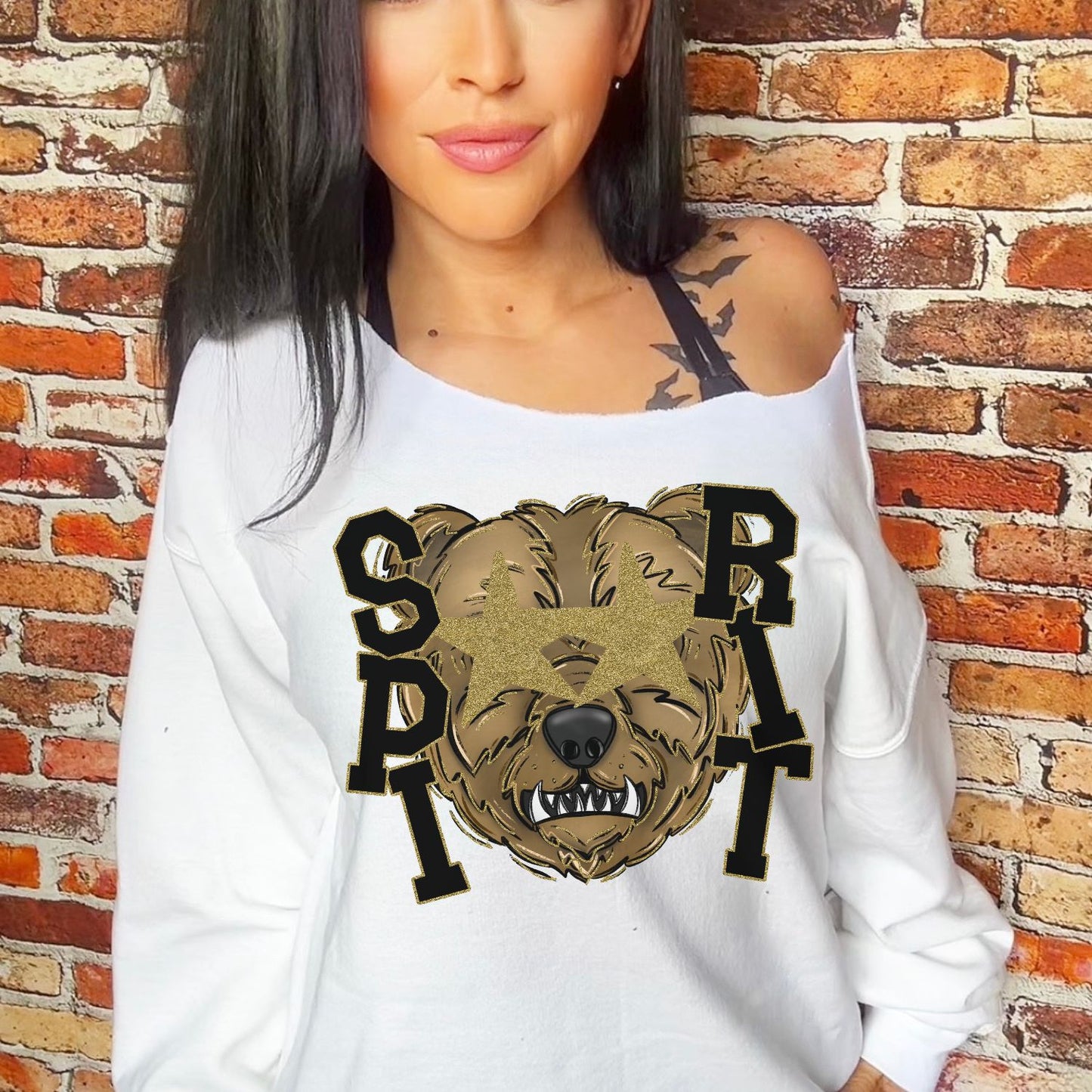 Bear Spirit Sublimation or DTF Transfers