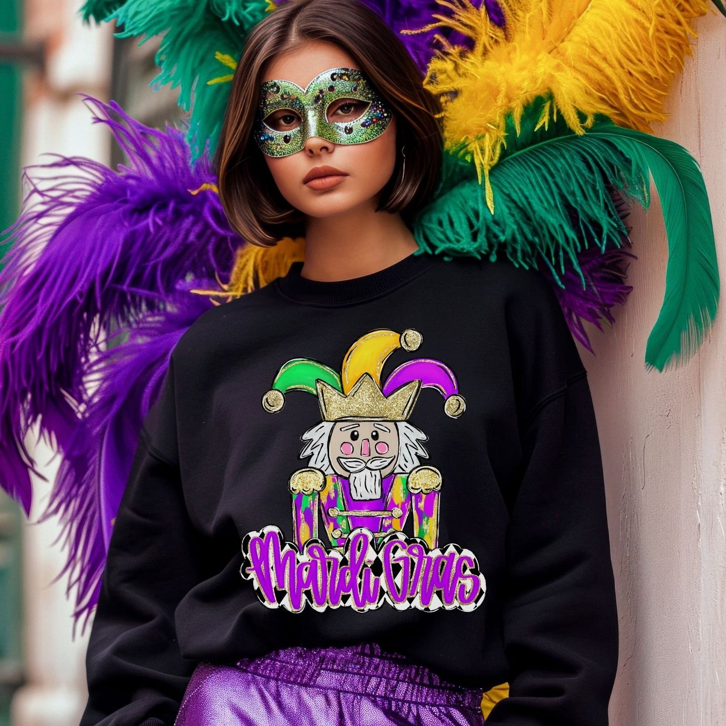 Mardi Gras Sublimation or DTF Transfers