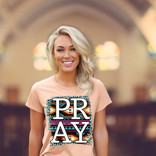 Pray Aztec Sublimation or DTF Transfers