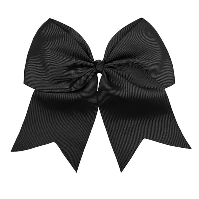 Hair Bows 8" Black