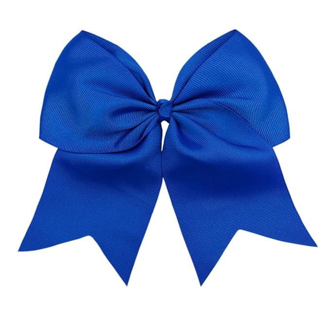 Hair Bows 8" Blue