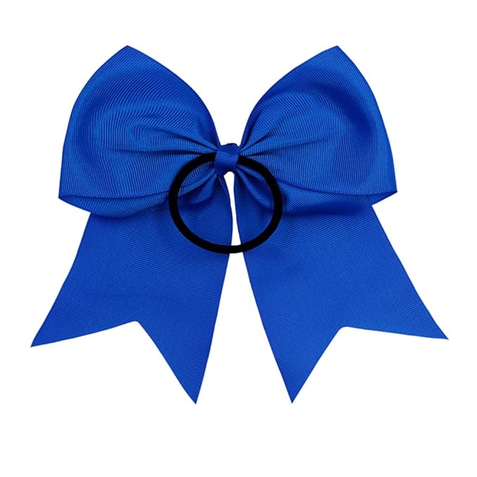 Hair Bows 8" Blue