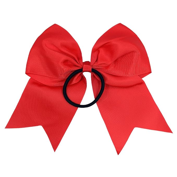 Hair Bows 8" Red