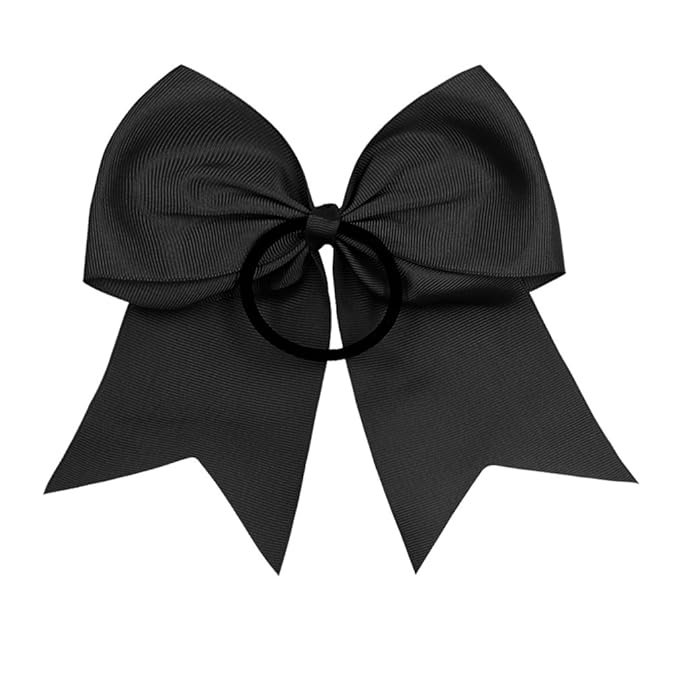 Hair Bows 8" Black