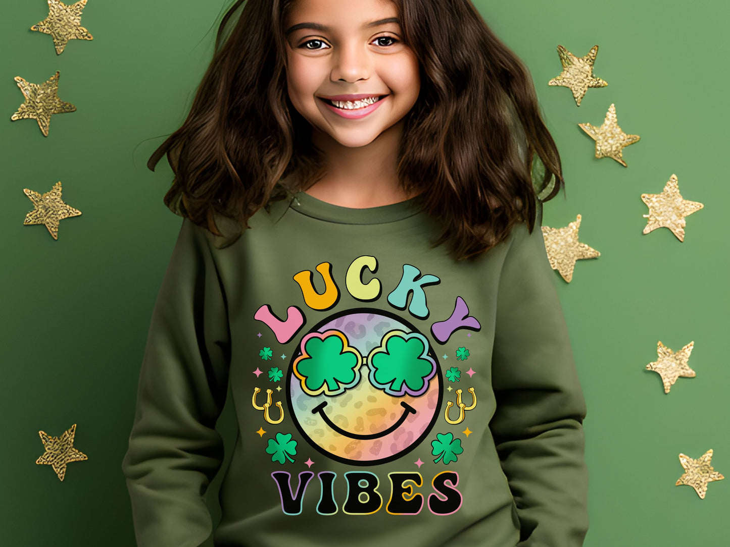 Lucky Vibes DTF or Sublimation Transfer