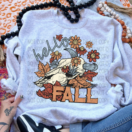 Hello Fall Sublimation or DTF Transfers