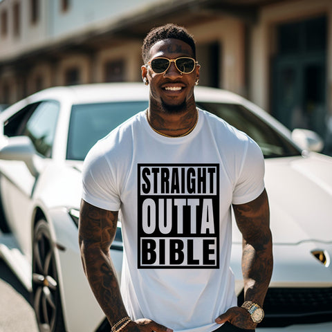 Straight Outta Bible Sublimation or DTF Transfers