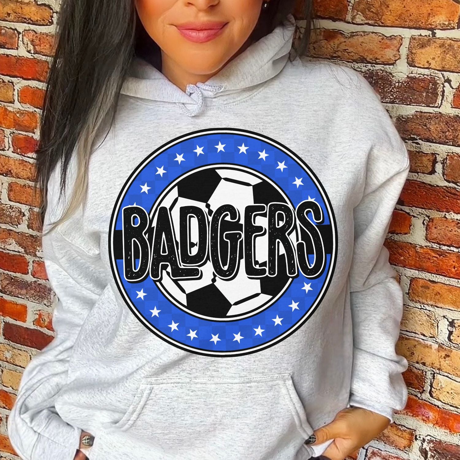 Badgers Soccer School Spirit Sublimation or DTF Transfer