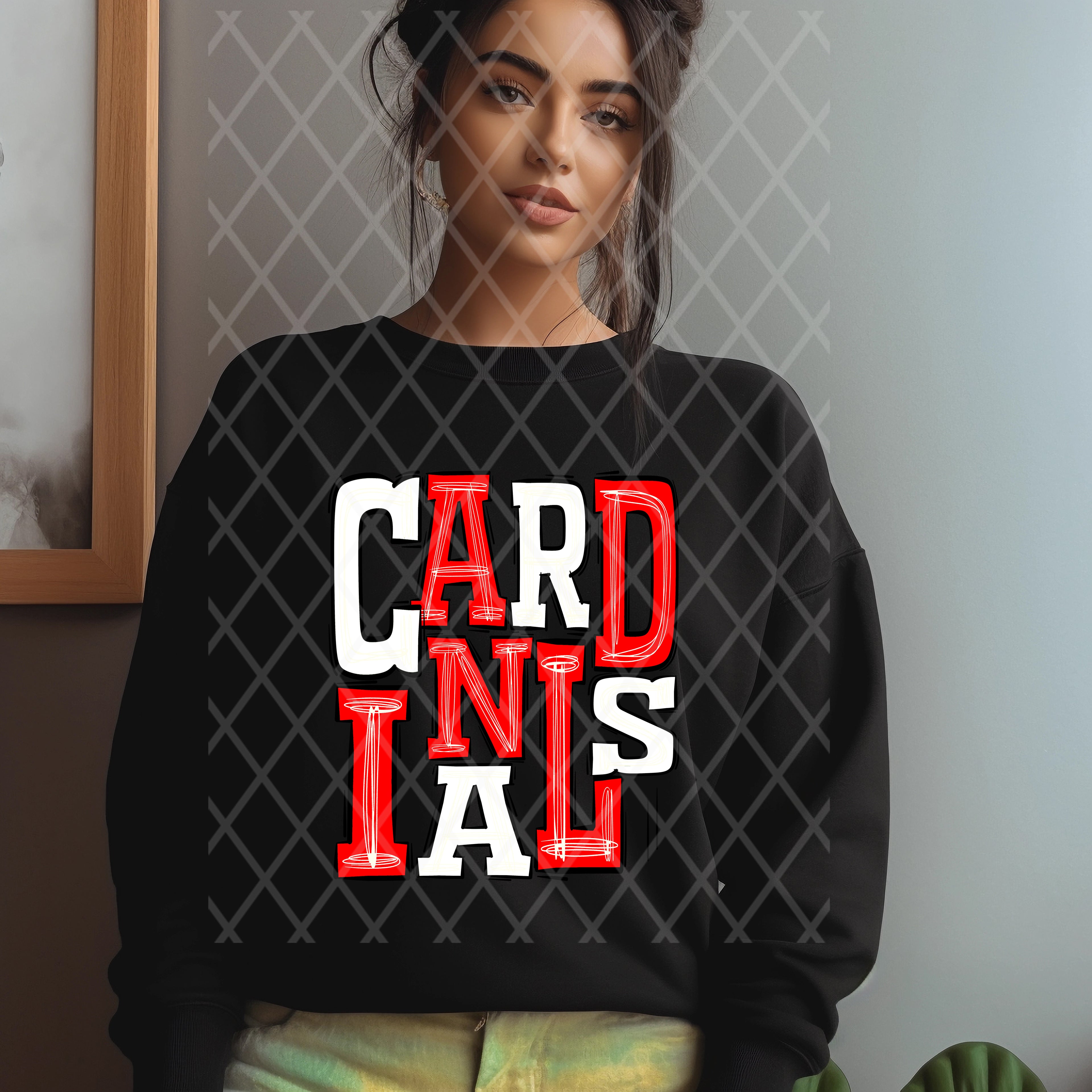 Cardinals Sublimation or DTF transfer