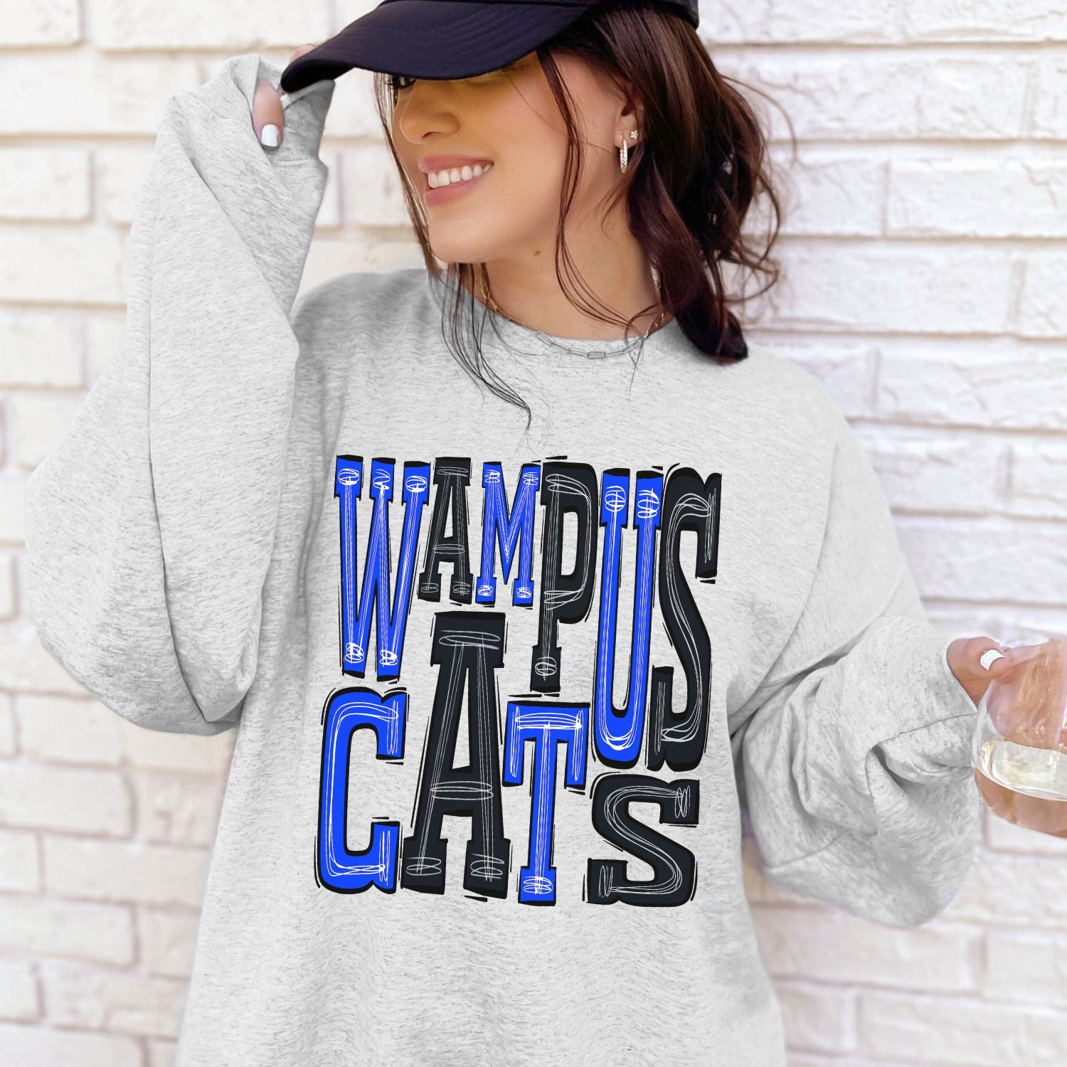 Wampus Cats Custom Sport School Spirit Sublimation or DTF Transfer