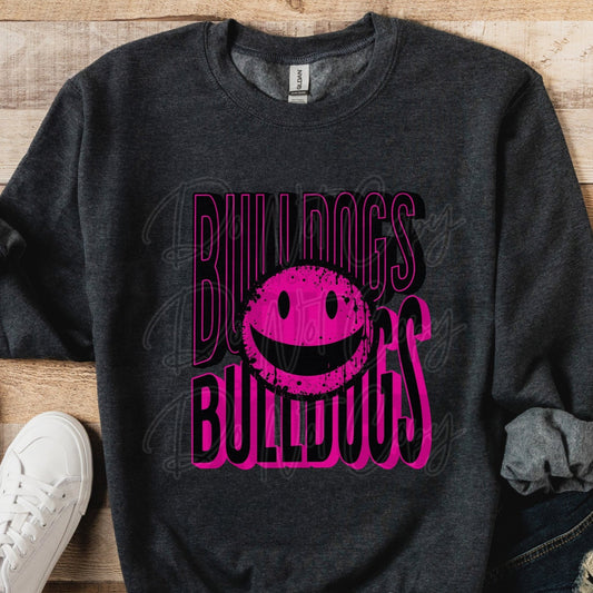 Bulldog School Spirit Sublimation or DTF Transfer