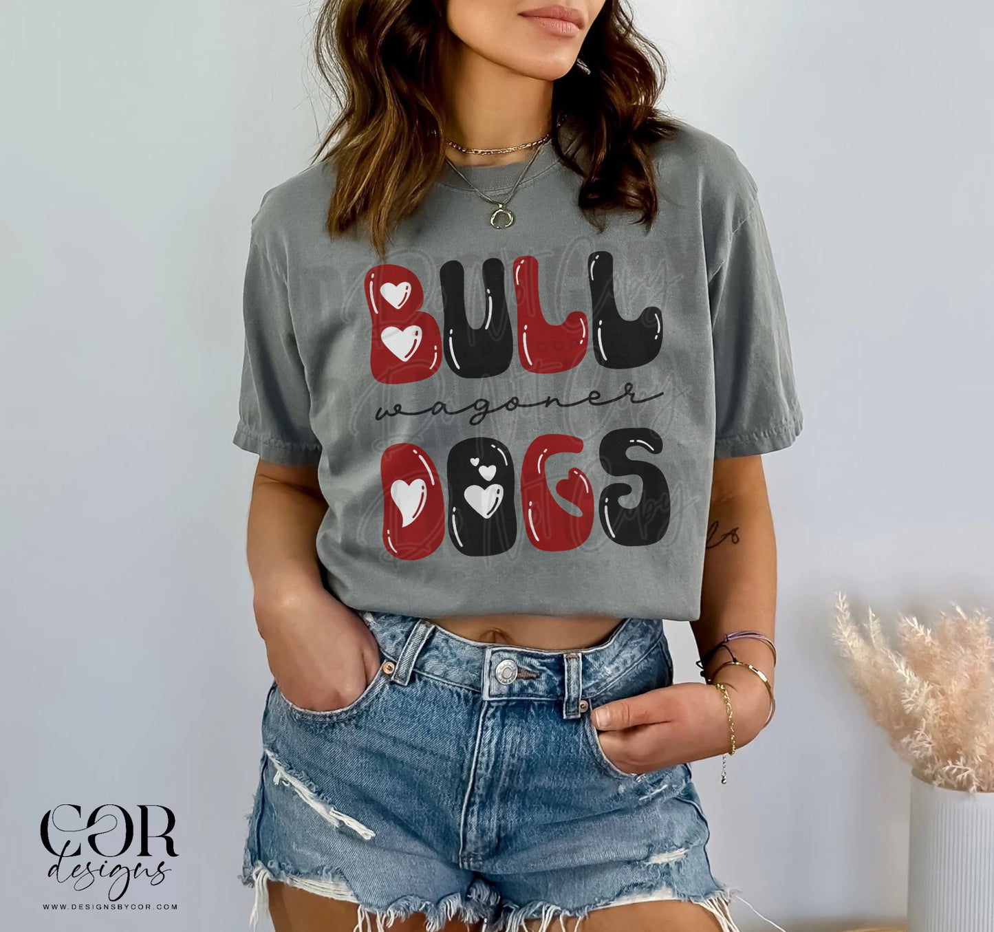 Bulldog (any color) School Spirit Sublimation or DTF Transfer