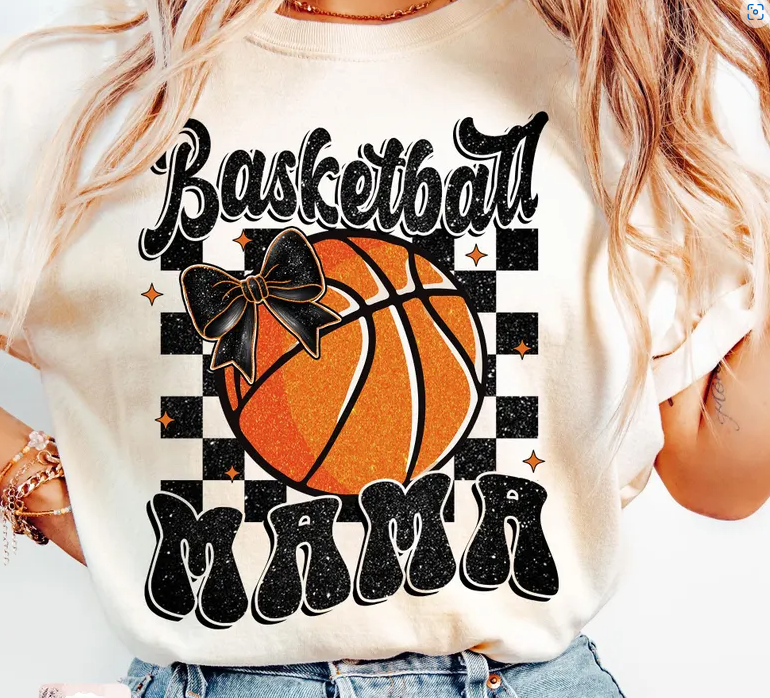 Basketball Mama Sublimation or DTF Transfers