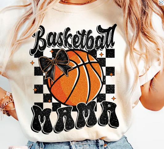 Basketball Mama Sublimation or DTF Transfers